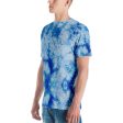 Blue Tie Dye Men s T-shirt Discount