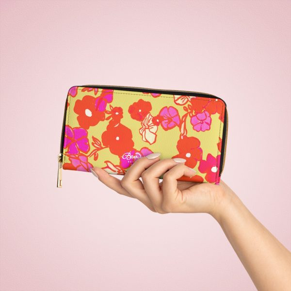 Ice Cream Floral Zipper Wallet For Sale