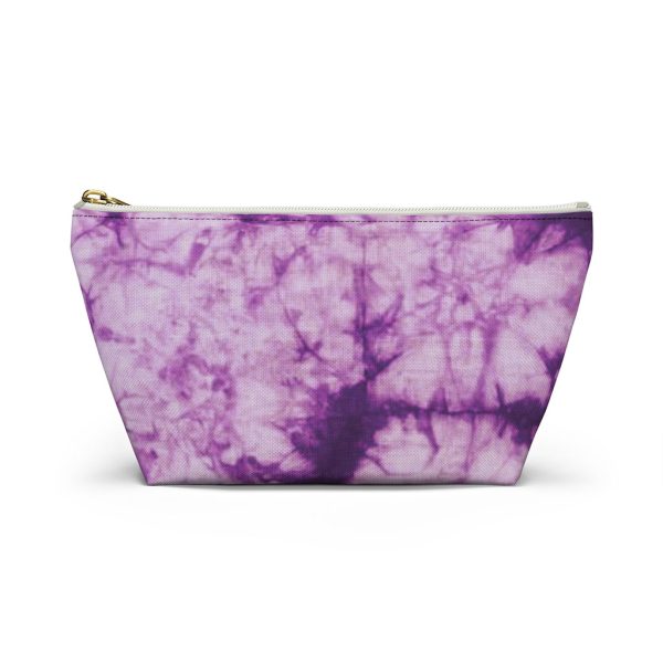 Purple Tie Dye Accessory Pouch w T-bottom Supply