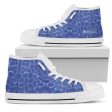 Blue Pool High Top Sneakers For Cheap