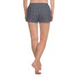 Women s Grey Zebra Athletic Shorts For Discount