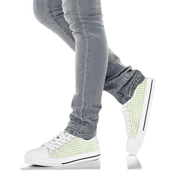 Butterfly Houndstooth Low Top Sneakers Cheap