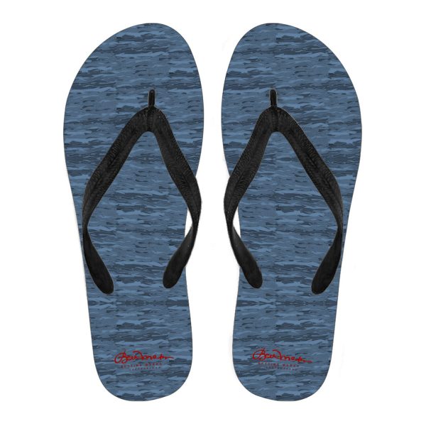 Blue Camouflage Lava Flip Flops Online Sale