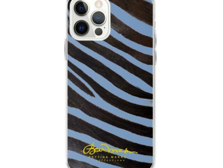 Blue Zebra iPhone Case (select model) For Cheap