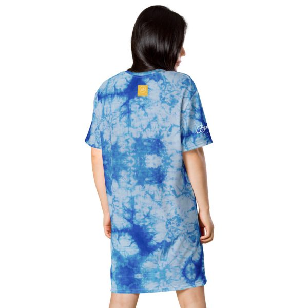 Blue Tie Dye T-shirt dress Online