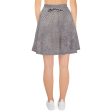 Croc Print Skater Skirt on Sale