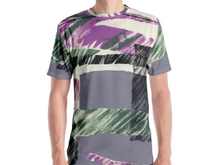 Abstract Engineered Collage Men s T-shirt Sale