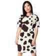 BW Pony Skin T-shirt dress Cheap