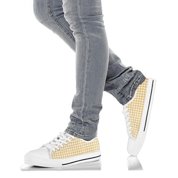 Banana Houndstooth Low Top Sneakers Sale