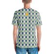 Checkerboard Plaid Men s t-shirt Hot on Sale