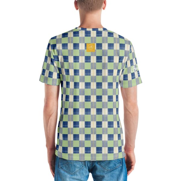 Checkerboard Plaid Men s t-shirt Hot on Sale