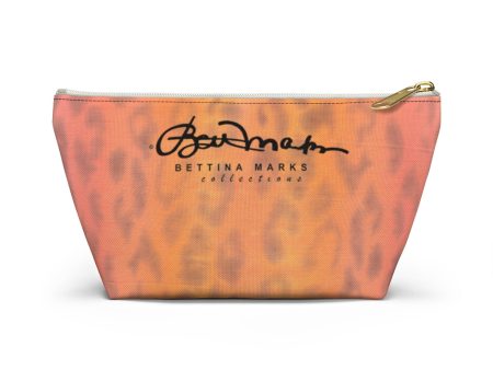 Ombre Leopard Accessory Pouch w T-bottom Online now