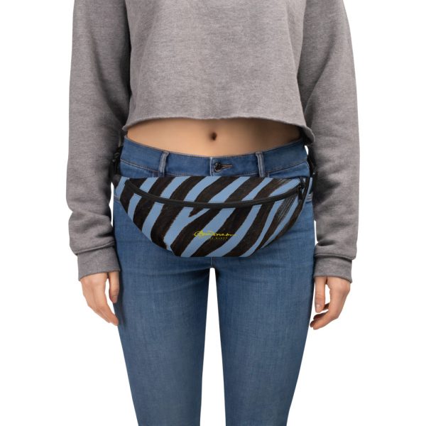 Blue Zebra Fanny Pack Hot on Sale