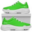 Bright Green Athletic Sneakers Online now