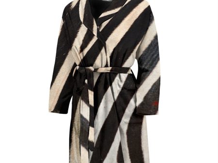 Zebra Bath Robe - Men Sale