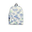 Blu&White Watercolor Floral Back Pack Discount