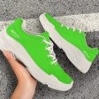 Bright Green Athletic Sneakers Online now