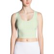 Butterfly Houndstooth Crop Top For Sale