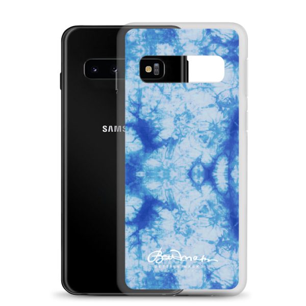 Blue Tie Dye Samsung Case (select model) Fashion