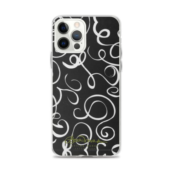 B&W Squiggles iPhone Case (select model) Online Sale