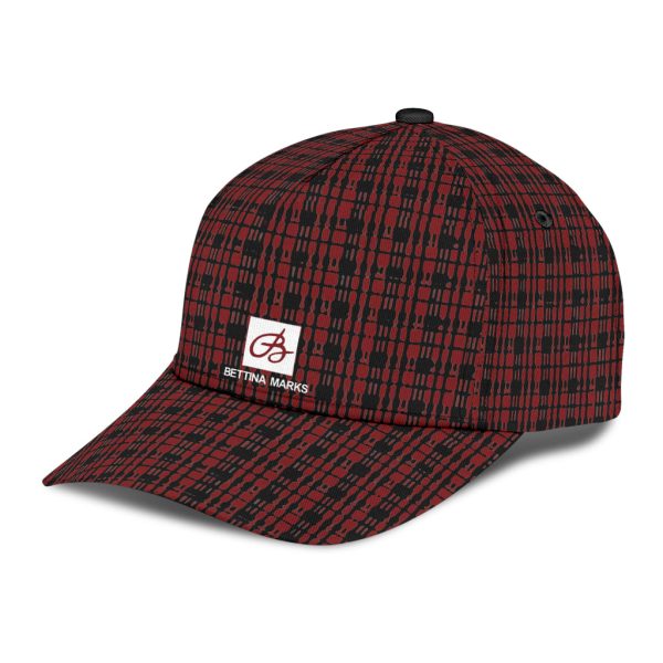 Black Red Tight Plaid Cap Online Hot Sale