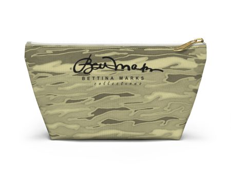 Khaki Lava Camouflage Accessory Pouch w T-bottom Online now