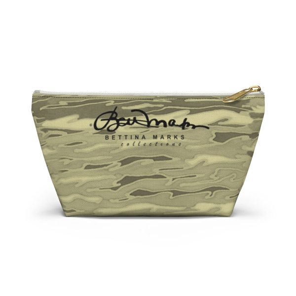 Khaki Lava Camouflage Accessory Pouch w T-bottom Online now