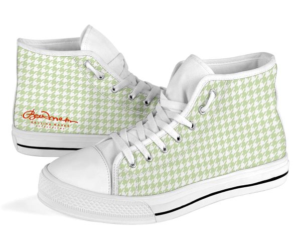 Butterfly Houndstooth High Top Sneakers Online