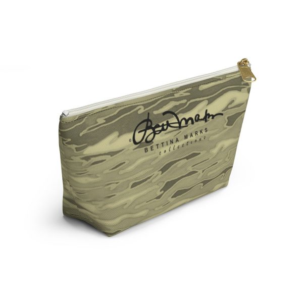 Khaki Lava Camouflage Accessory Pouch w T-bottom Online now