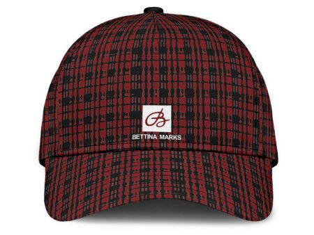 Black Red Tight Plaid Cap Online Hot Sale