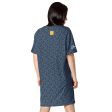 Blue Zebra T-shirt dress Sale