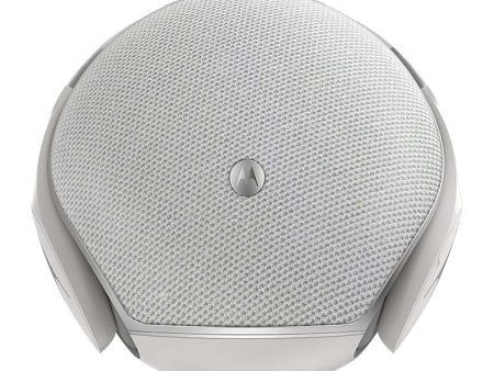 Motorola Sphere+ 2-In-1 Bluetooth Speaker With Over-Ear Headphones - White Online