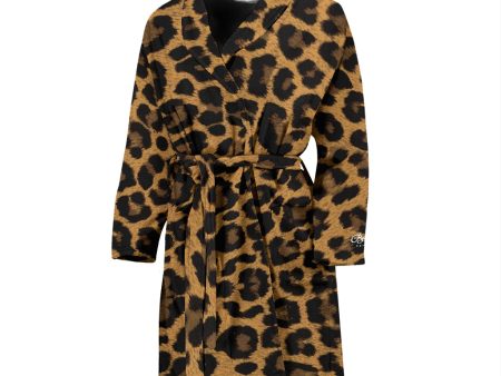 Leopard Bath Robe - Men on Sale