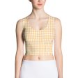 Banana Houndstooth Crop Top For Sale