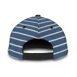 Blue Yellow White Stripe Cap on Sale