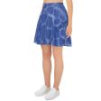 Blue Pool Skater Skirt Fashion