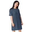 Blue Zebra T-shirt dress Sale