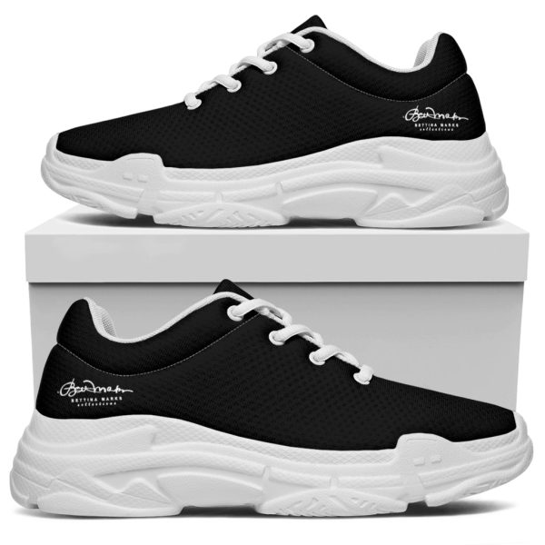 Black Signature Athletic Sneakers Cheap