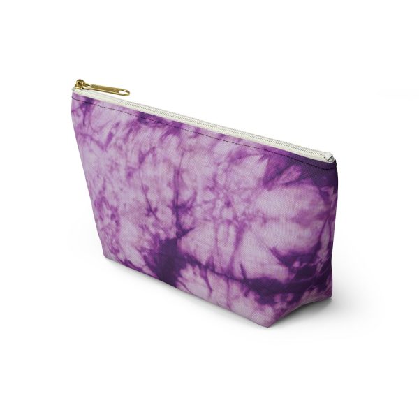 Purple Tie Dye Accessory Pouch w T-bottom Supply