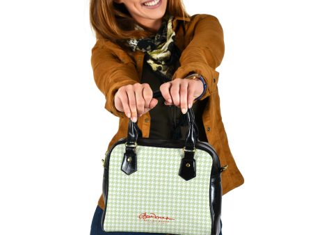 Butterfly Houndstooth Hand Bag w Shoulder Strap Online