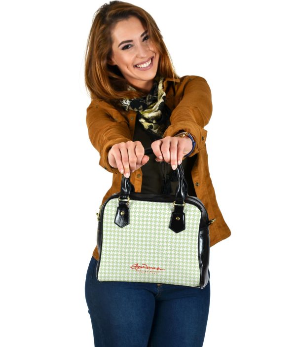 Butterfly Houndstooth Hand Bag w Shoulder Strap Online