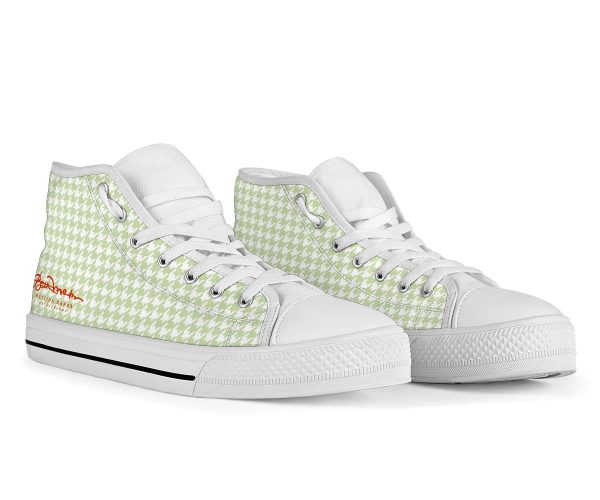 Butterfly Houndstooth High Top Sneakers Online