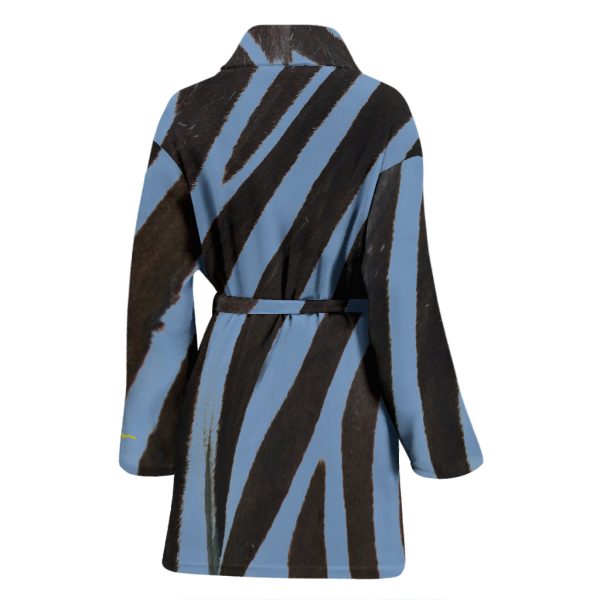 Blue Zebra Bath Robe - Women Online