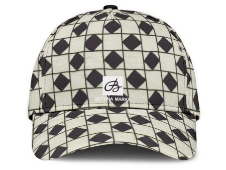 B&W Checkerboard Optical Cap For Discount