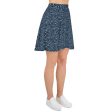 Blue Zebra Skater Skirt Cheap