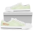 Butterfly Houndstooth Low Top Sneakers Cheap