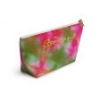 Green Pink Tie Dye Accessory Pouch w T-bottom Online