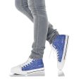 Blue Pool High Top Sneakers For Cheap