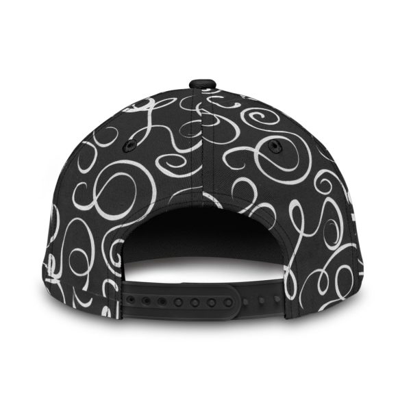 B&W Squiggles Cap Hot on Sale