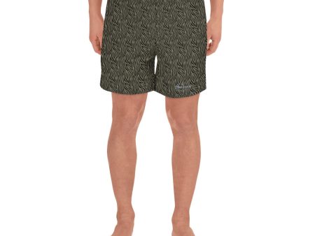 Khaki Zebra Mens Shorts For Sale